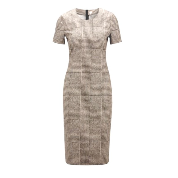 NWT HUGO BOSS Glenn Plaid Sheath - Picture 10 of 11